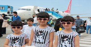 Kuveytten Samsun Havalimanına İlk Uçak İndi
