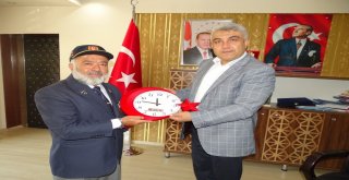 Gazilerden Başkan Fatih Çalışkana Teşekkür Ziyareti