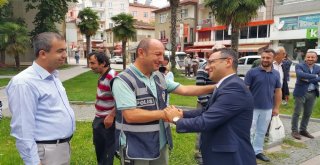 Kaymakam Çağlar, Uşaka Uğurlandı
