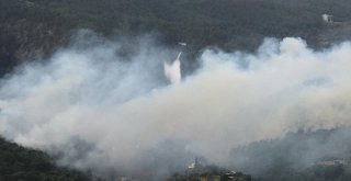 Hataydaki Orman Yangını Yerleşim Bölgesini Tehdit Ediyor