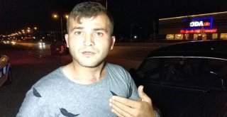 Kaza Yapınca Aracına Çarpan Motosikletteki Şahıslar Akrabası Çıktı