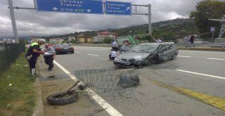 Trabzonda Trafik Kazası: 4 Yaralı