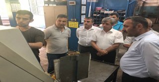 Çınar, Zesob Atölyelerinde İncelemelerde Bulundu