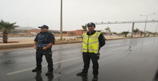 Kaymakam Düzgünden Görev Başındaki Trafik Polislerine Ziyaret