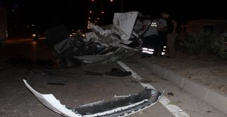 Taklalar Atan Otomobilden Burnu Bile Kanamadan Çıktı