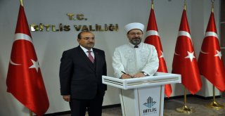 Diyanet İşleri Başkanı Bitliste Cami Açılışına Katıldı