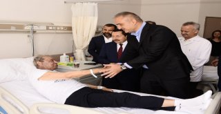 Bakan Ersoydan Can Gürzapa Geçmiş Olsun Ziyareti