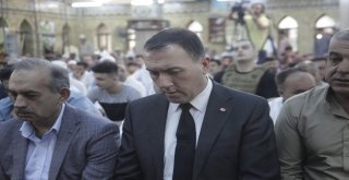 Büyükelçi Yıldız, Kerküklülerle Bayram Namazı Kıldı