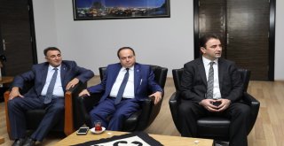 Afyonkarahisar Basın Yayın Derneğinden Başkan Çobana Ziyaret