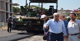 Demrenin Cadde Ve Sokaklarına 60 Bin Ton Sıcak Asfalt