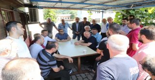 Çayeli Belediye Başkanı Dr. Atilla Esmen, Sanayi Sitesi Esnafı İle Kahvaltıda Buluştu