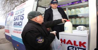 Halk Süt Satış Aracı Hizmete Başlıyor