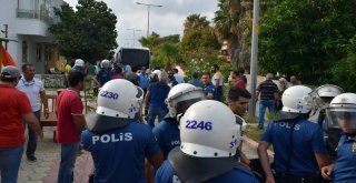 Hatayda İzinsiz Gösteriye Polis Müdahalesi