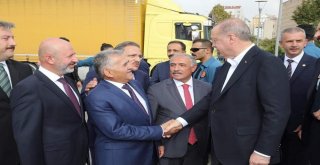 Başkan Memduh Büyükkılıç, Cumhurbaşkanı Recep Tayyip Erdoğana 7 Yatırım Hakkında Bilgiler Verdi