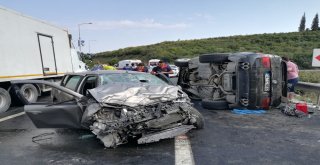 İki Otomobil Kafaya Çarpıştı: 5 Yaralı