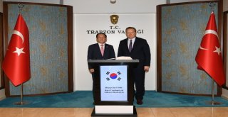 Kore Cumhuriyeti Ankara Büyükelçisi Ghiden Trabzon Valiliğine Ziyaret