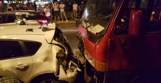 Tekirdağda Zincirleme Kazada 5 Araç Birbirine Girdi