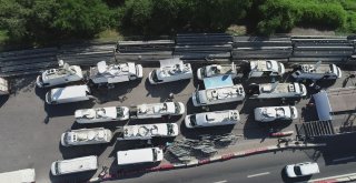 15 Temmuz Şehitler Köprüsündeki Hazırlıklar Havadan Görüntülendi