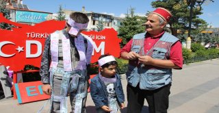 Erzurumda Dolara İlginç Protesto