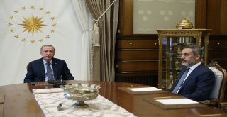 Cumhurbaşkanı Erdoğan Mit Başkanı Fidanı Kabul Etti