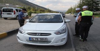 Ispartada Kırmızı Düdük Ve Drone Eşliğinde Bayram Trafiği Denetimleri