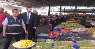 Karabük Belediyesi Zabıta Ekiplerinden Pazar Yerlerinde Etiket Denetimi