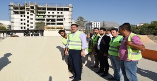 Başkan Vekili Öztürk “Kentpark” Şantiyesinde İncelemelerde Bulundu