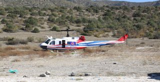 Çankırıda Helikopter Destekli Trafik Uygulaması