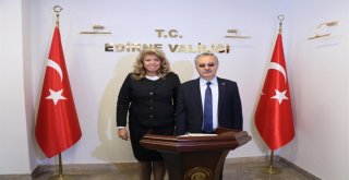 Bulgaristan Cumhurbaşkanı Yardımcısı Yotova Edirnede