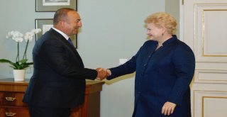 Dışişleri Bakanı Çavuşoğlu Litvanyada