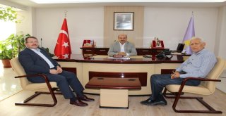 Sgk İl Müdürü Samet Fidan Esob Başkanı Konakı Ziyaret Etti