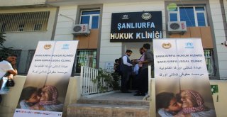 Şanlıurfada Sığınmacılar İçin Hukuk Kliniği Açıldı