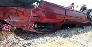 Otomobil Takla Attı: 3 Yaralı
