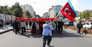 Nevşehirde Doğu Türkistan İçin Yürüyüş Düzenlendi