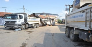 Büyükşehirden Nazillide Yol Hamlesi