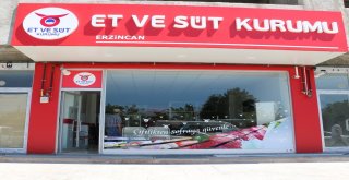 Erzincanda Et Ve Süt Kurumunun Satış Mağazası Açıldı