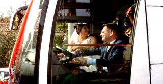 Gelin Almaya Süslediği Otobüsle Gitti