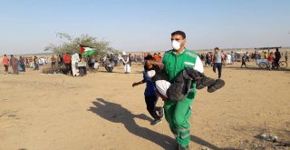 İsrail Askerleri Gazze Sınırında 189 Filistinliyi Yaraladı