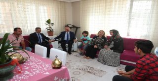 Şehit Kurbanoğlunun Ailesi Ziyaret Edildi