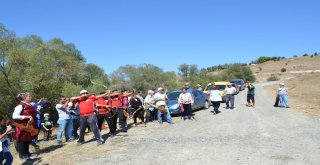 Geleneksel Okçular Üç Boyutlu Hedefleri Vurmak İçin Yarıştı
