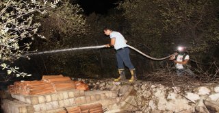 Bodrumda Alevli Gece Mahalle Sakinleri Korku Dolu Anlar Yaşadı