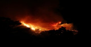 Antalyada  Orman Yangını Devam Ediyor