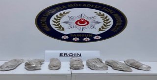 Ankaraya Satışa Götürülen 3 Kilo 100 Gram Eroin Samsunda Ele Geçti