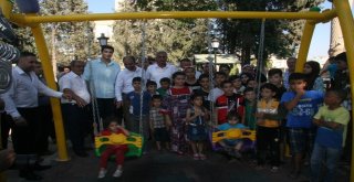 Suriyeli Çocuklar İçin Yapılan Park Törenle Hizmete Açıldı