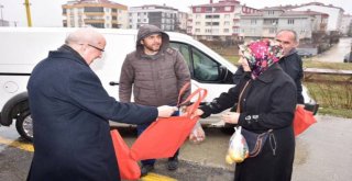 Bez Çanta Dağıtımı Kapaklı Ve Çerkezköyde Devam Etti