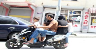 2 Kişilik Elektrikli Bisiklette 6 Kişi