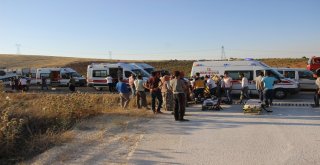 Şanlıurfada Tarım İşçilerini Taşıyan Minibüs Devrildi: 11 Yaralı
