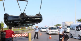 Takla Attığı Otomobili Bırakıp Kaçtı