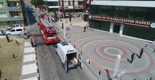 Maskiden Olası Yangına Karşı Tatbikat