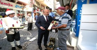Vali İle Başkandan Halka Ahi Pilavı